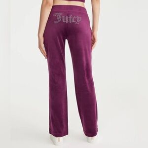 Juicy Couture Bling Velour Track Pants